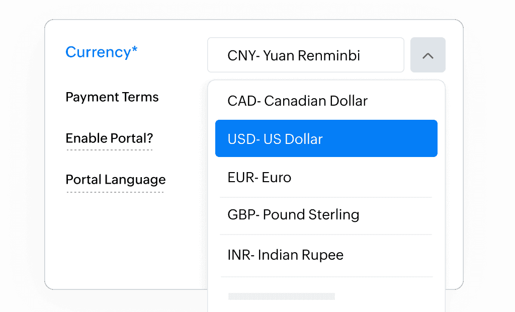 Handle multiple currencies